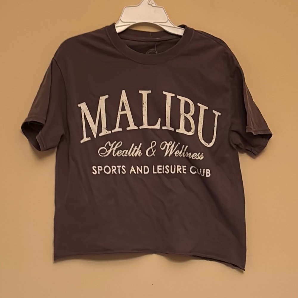 NWT Social Culture Brown Boxy Tee Size Small